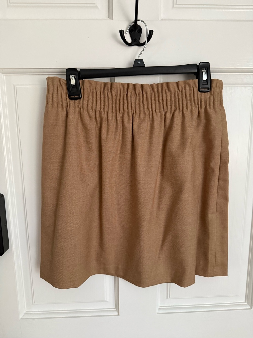 J. Crew Tan Brown Mini Skirt with Elastic Waist